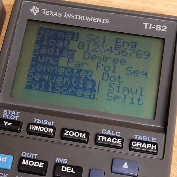 Texas Instruments TI-82 Graphing Calculator with Hard Case - Picture 2 of 5